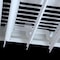 Sierra Grates 4 in. H X 14 in. W 1-Way 45 Degree Louvered, Steel, White Sidewall / Ceiling Register OWC414-WHT - alternate 5
