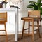 Bali & Pari Asgart Bohemian Natural Rattan and Mahogany Wood Bar Stool 251-13848-ZORO - alternate 6