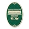 Signmission Reserved Parking for Doctors Only Unauthorize, 12 In X 18 In Architectural, Heavy Gauge Aluminum A-OV-G-1218-23116 - alternate 1