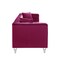 Homeroots 88" Fuchsia Velvet Wood Sofa With Toss Pillows 543976 - alternate 9