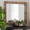 Bali & Pari Mirai Bohemian Woven Grasscloth Rectangle Accent Mirror 255-14042-ZORO - alternate 3