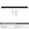 Amerock Metro 6-5/16 inch (160mm) Center-to-Center Matte Black Cabinet Pull, 10PK 10VMP37292MB - alternate 3