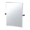 Gatco Sky 31.5" Frameless Rectangle Mirror, Matte Black 5559MXS - alternate 1