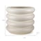 Homeroots 14" Cream Cylinder Ceramic Table Vase 608341 - alternate 5