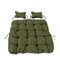 Leisuremod 2-Person Hanging Egg Chair Cushion, Weather-Resistant, Headrest & Zippered Cover ES52C-DG - alternate 8