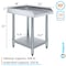 Amgood 24 in. x 18 in. Stainless Steel Equipment Stand ES-2418-Z - alternate 3