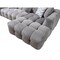 Homeroots Light Gray Boucle L Shaped Two Piece Sofa and Chaise Sectional With Toss Pillows 644521 - alternate 17