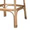 Bali & Pari Bilu Bohemian Natural Rattan 2-Piece Bar Stool Set 253-2PC-13662-ZORO - alternate 5