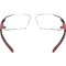 Ironwear Premium Anti Fog Dielectric Safety Glasses, Red, Clear 3085-R-C/A - alternate 3
