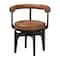 Baxton Studio Delacruz Swivel Dining Chair 263-14400-ZORO - alternate 7