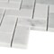 Msi Carrara White Herringbone Honed SAMPLE Marble Mesh-Mounted Mosaic Tile ZOR-MD-0340-SAM - alternate 8
