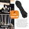 Xpose Safety Black Unglazed Trickline Rope, 3,000 ft x 1/8 In Theatrical Tie Line Heavy Duty Spool BTL-3000-X - alternate 4