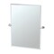 Gatco Glam 31.5" Frameless Rectangle Mirror, Polished Nickel 4319S - alternate 1