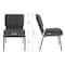 Flash Furniture Dark Gray Fabric Church Chair, PK4 4-FD-CH0221-4-SV-DKGY-GG - alternate 6