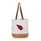 Picnic Time Family Of Brands NFL Arizona Cardinals - Pico Willow and Canvas Lunch Basket 200-00-187-014-2 - alternate 1
