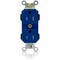 Leviton Straight Blade Receptacle, 5-15R, 15 A, 125V AC, Self-Grounded MT562-SB - alternate 1