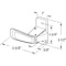 Prime-Line Storm and Screen Door Inside Interior Latch with Screws, White K 55172 - alternate 4