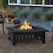 Wrightmaster 32 in. x 12.4 in. Square Iron Charcoal Gray Upland Fire Pit with Cover ZR-0230.001.001 - alternate 7