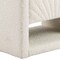 Homeroots 16" Ivory Wood Woven Texture One Drawer Nightstand 668551 - alternate 6