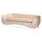 Baxton Studio Adanna Glam and Luxe Champagne Beige Velvet Fabric Sofa 248-13617-ZORO - alternate 8