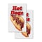 Signmission Hot Dogs, A-Frame & 2 Decals Installed, Heavy-Duty Plastic Frame SBHD-D-2436-Hot Dogs - alternate 5