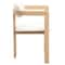 Leisuremod Velo Modern Dining Chair in Natural Wood with White Seat, 4PK VCNW-51W4 - alternate 8