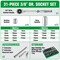 Sk Professional Tools Drive Metric Chrome Socket Set 3/8", 30pc SK01308-216P - alternate 8
