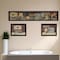 Homeroots Set Of Three COUNTRY BATH II 9 Black Framed Print Bathroom Wall Art, 3PK 405629 - alternate 3