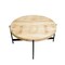 Homeroots 36" Natural And Black Wood and Iron Round Coffee Table 565089 - alternate 8