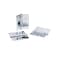 Global Door Controls 4.5 in Leaf W x 4.5 in Leaf H, Chrome CP4545BB-26-3 - alternate 4