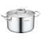 Korkmaz Gastro Proline 3.6 Liter Stainless Steel Casserole with Lid in Silver A2722 - alternate 1