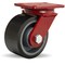 Hamilton ForgeMaster Swivel Caster, 6" x 3" Duralast XC Polyurethane (70D) on Cast Iron Wheel S-FM-63DB70 - alternate 1