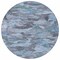 Homeroots 8' Denim Blue And Blue Round Abstract Washable Indoor Outdoor Area Rug 609240 - alternate 7