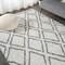 Jonathan Y Soller Diamond Trellis Shag Beige/Dark Gray 8 ft. x 10 ft. Area Rug SHG103A-8 - alternate 1