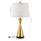 Jonathan Y Colton 26" Classic French Country Iron LED Table Lamp with USB Charging Port, Brass Gold, 2PK JYL4046B-SET2 - alternate 7