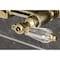 Kingston Brass Two-Handle Wall Mount Bridge Kitchen Faucet, Polished Brass KS2442WLL - alternate 5