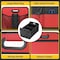 Simple Deluxe Car Trunk Organizer, 2 Compartments Collapsible Trunk Storage, Anti-slip Design, Made of Waterproof AAORGNTRUNK2OXRED - alternate 7