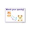 Signmission Public Safety Sign, Watch Your Spacing!, 10in X 7in Decal, 7" W, 10" L, Watch Your Spacing! OS-NS-D-710-25342 - alternate 1