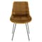 Elama 2 Piece Tufted Accent Chair in Brown with Metal Legs ELM-799-18-BRWN - alternate 7