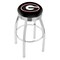 Holland Bar Stool Co 30" Chrome Georgia "G" Swivel Bar Stool, Accent Ring L8C3C30GA-G - alternate 1