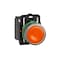 Schneider Electric Illuminated Push Button, Flush, Momentary Action, Not Applicable Release, Illuminated, Orange XB5AW35B5 - alternate 1
