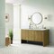 James Martin Vanities Hudson 60 in. Single Vanity, Light Natural Oak w/ 3 CM Victorian Silver Top 435-V60S-LNO-FVSL - alternate 5