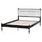 Baxton Studio Callison Spindle Platform Bed, Black, Full 271-14731-ZORO - alternate 7