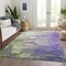 Homeroots 9' X 12' Purple Lilac And Artichoke Green Abstract Washable Indoor Outdoor Area Rug 582180 - alternate 8