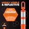 Xpose Safety 6 Pack 42in Ring Loop Orange Traffic Delineator Post, 6PK DLR-ORG-42-6-X-S - alternate 4