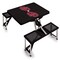 Picnic Time Family Of Brands Oklahoma Sooners - Picnic Table Portable Folding Table, Black 811-00-175-454-0 - alternate 1