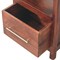 Homeroots 22" Brown Solid Wood Two Drawer Nightstand 701738 - alternate 8