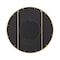 Homeroots 32" Brown And Gold Round Wood And Metal Framed Accent Mirror 485112 - alternate 8