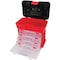 Performance Tool Plastic Tool Storage Bin, 4 Removable Bins Compartments W54042 - alternate 5