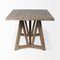 Homeroots 40" Brown Solid Wood Trestle Base Dining Table 380470 - alternate 1